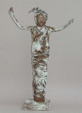 Cím: Heuréka  magasság: 38 cm  Technika: vegyes Ár: 6000 Ft